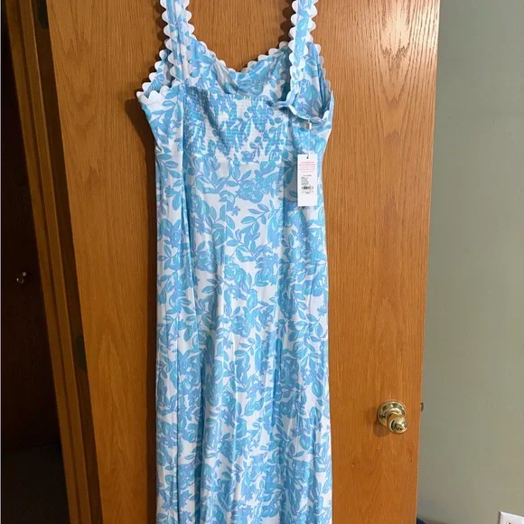 Lilly Pulitzer Blue and White Jacaranda Dress - Picture 2 of 3